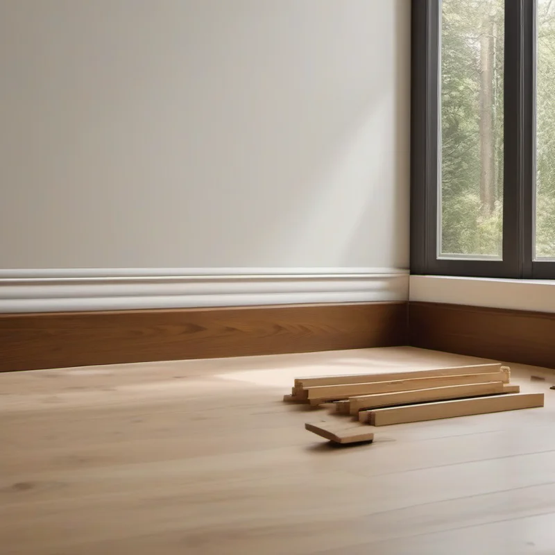 Baseboard installation project by Midwest Flip LLC