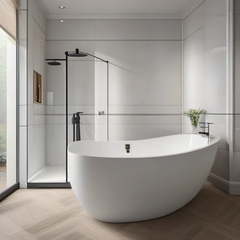 Bathroom flooring project by Midwest Flip LLC