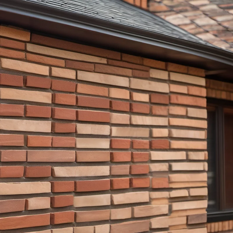 Brick siding installation project by Midwest Flip LLC