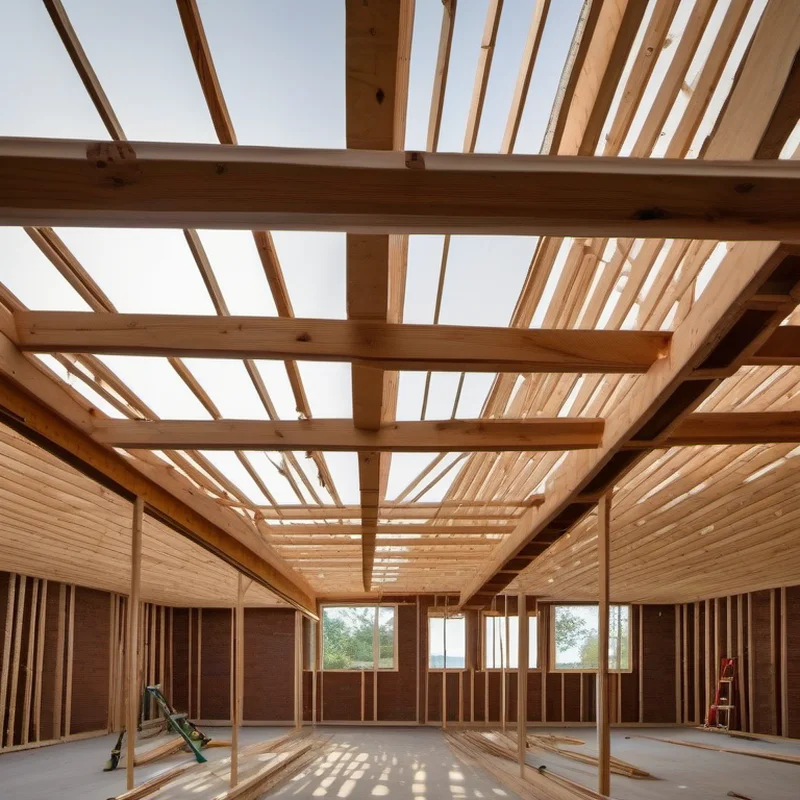Ceiling joist installation project by Midwest Flip LLC