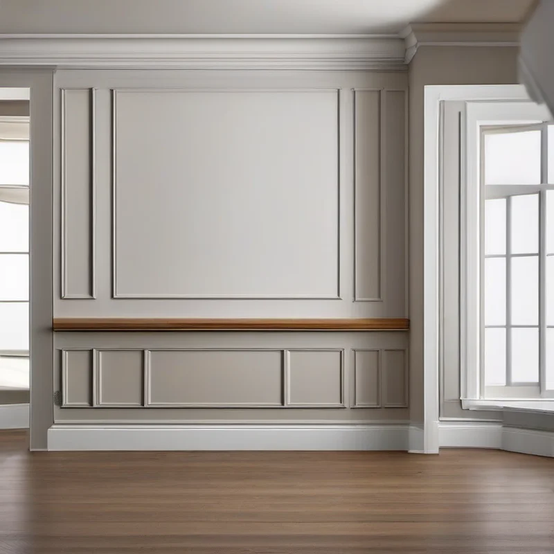 Chair rail installation project by Midwest Flip LLC