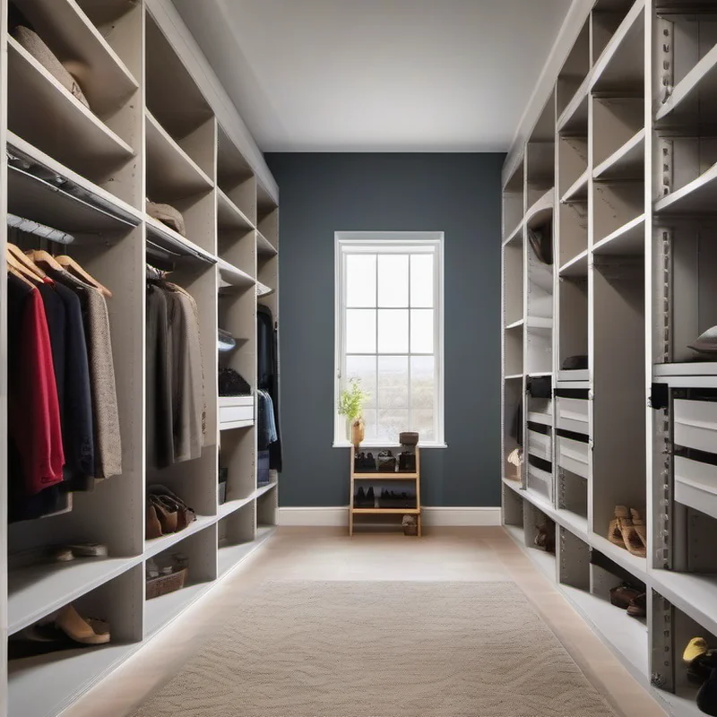 Closet organizer installation project by Midwest Flip LLC
