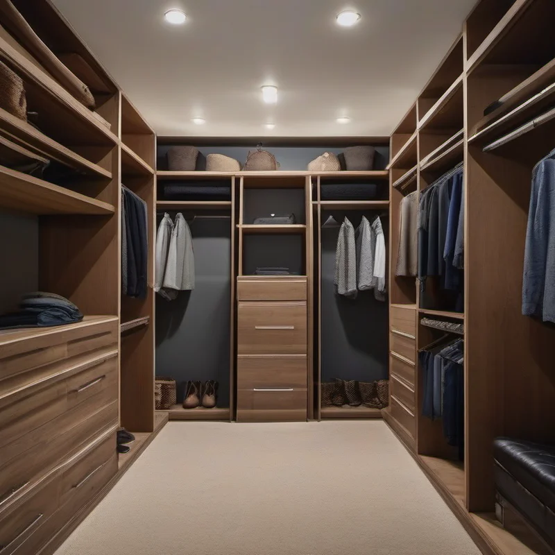 Closet system installation project by Midwest Flip LLC