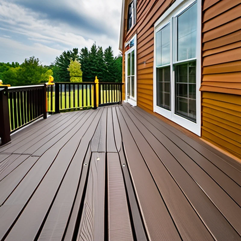 Composite deck installation project by Midwest Flip LLC