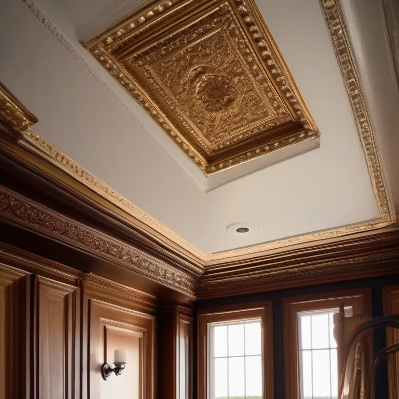 Crown molding installation project by Midwest Flip LLC