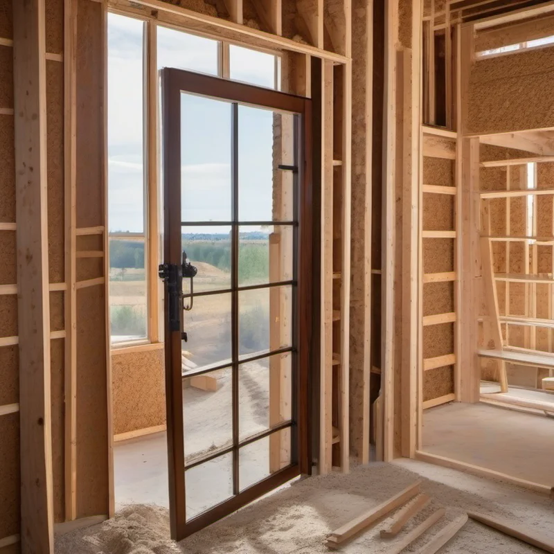 Door casing installation project by Midwest Flip LLC