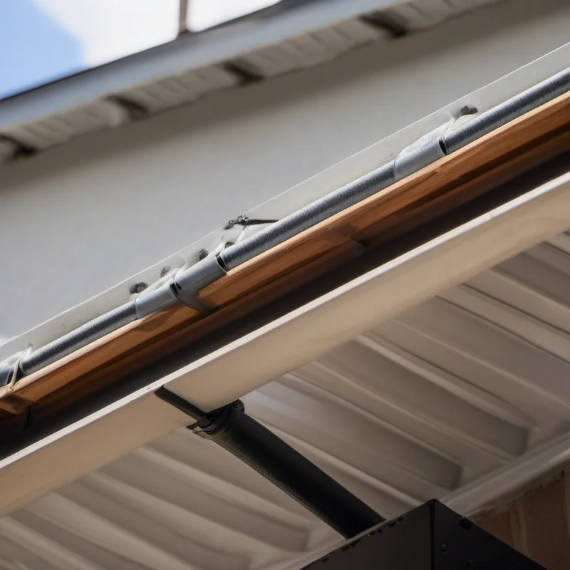 Downspout installation project by Midwest Flip LLC