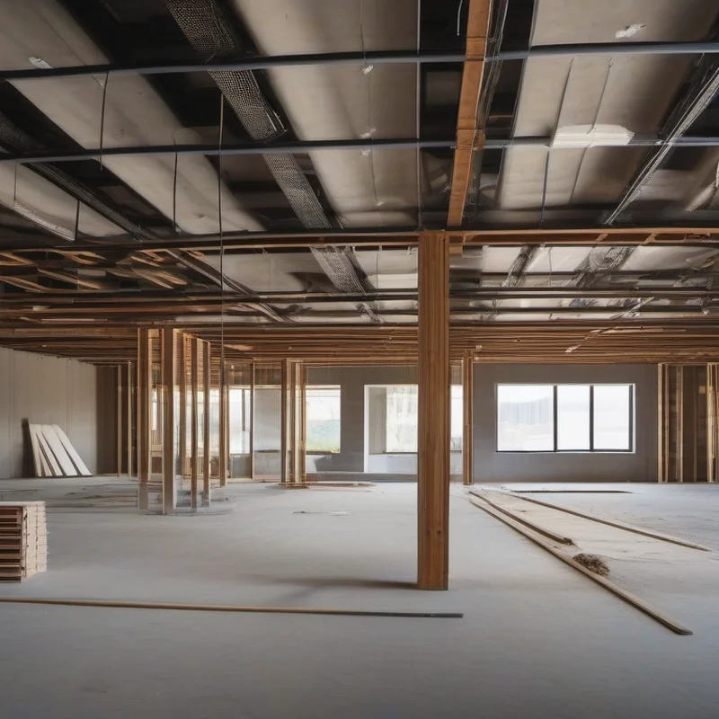 Drop ceiling installation project by Midwest Flip LLC