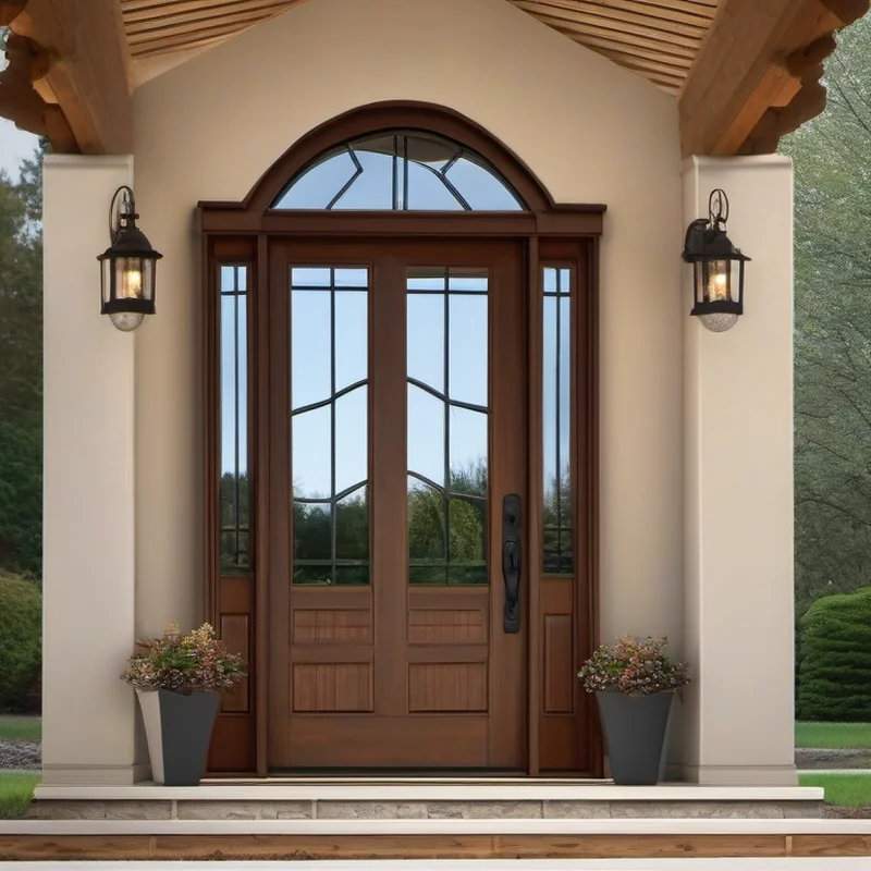Entry door installation project by Midwest Flip LLC