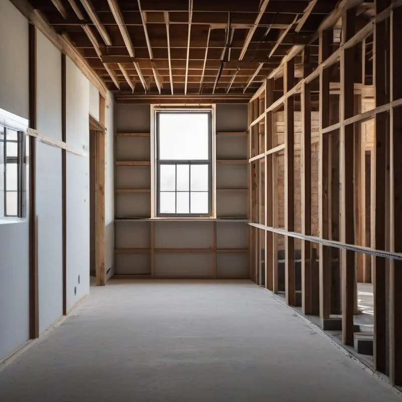 Fire blocking installation project by Midwest Flip LLC