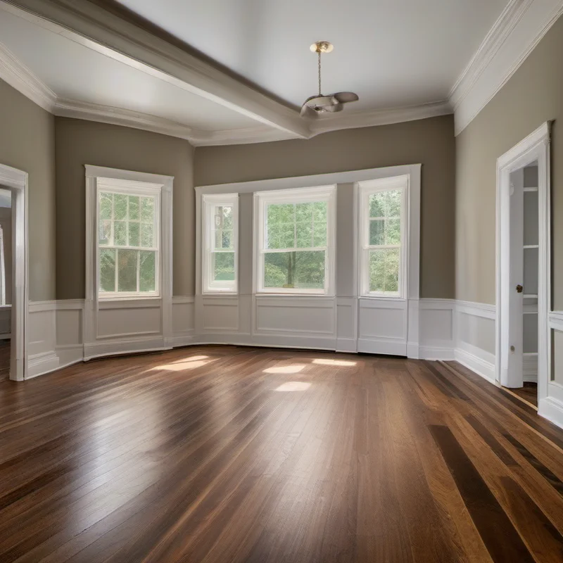 Floor refinishing project by Midwest Flip LLC