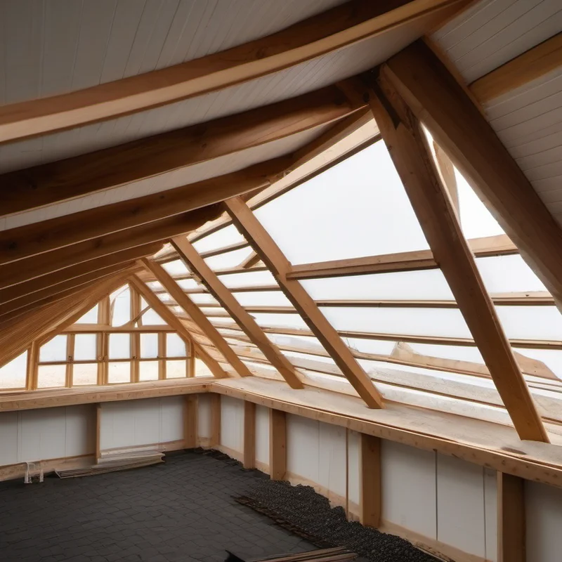 Gable roof construction project by Midwest Flip LLC