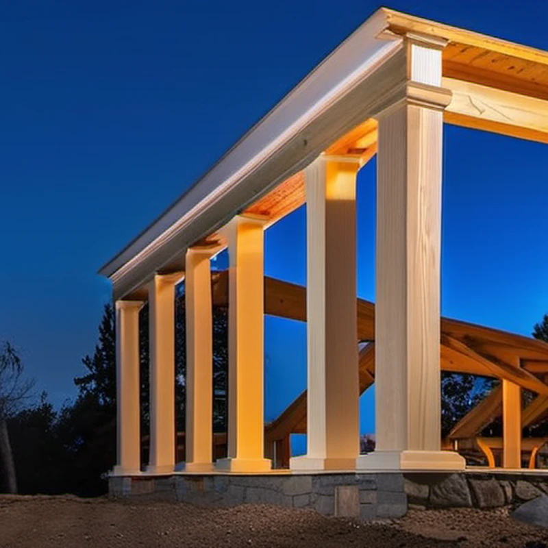 Gazebo construction project by Midwest Flip LLC