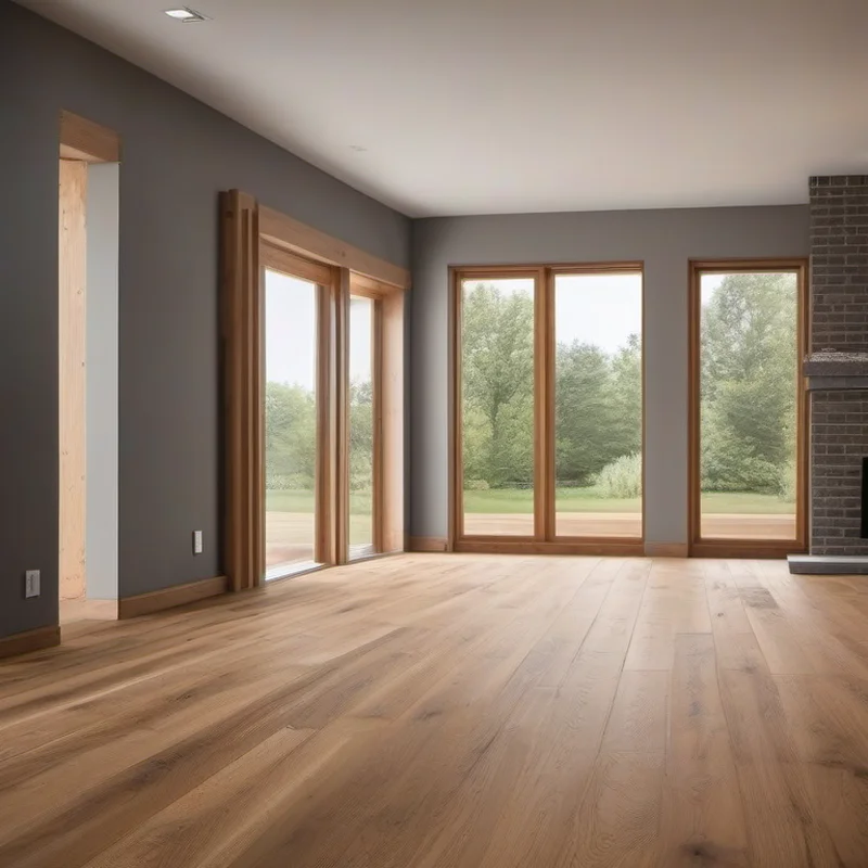 Hardwood flooring installation project by Midwest Flip LLC