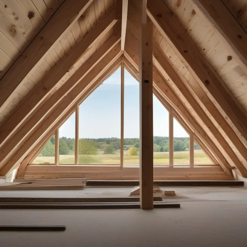 Knee wall construction project by Midwest Flip LLC