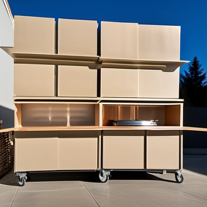 Outdoor kitchen construction project by Midwest Flip LLC