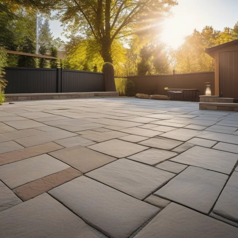 Patio construction project by Midwest Flip LLC
