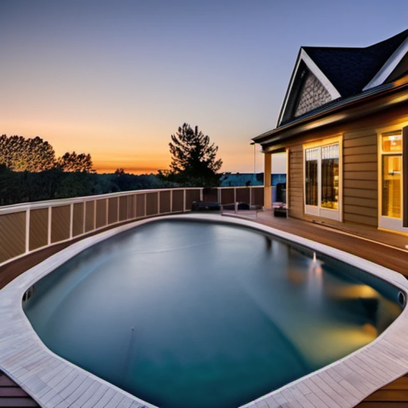 Pool deck construction project by Midwest Flip LLC