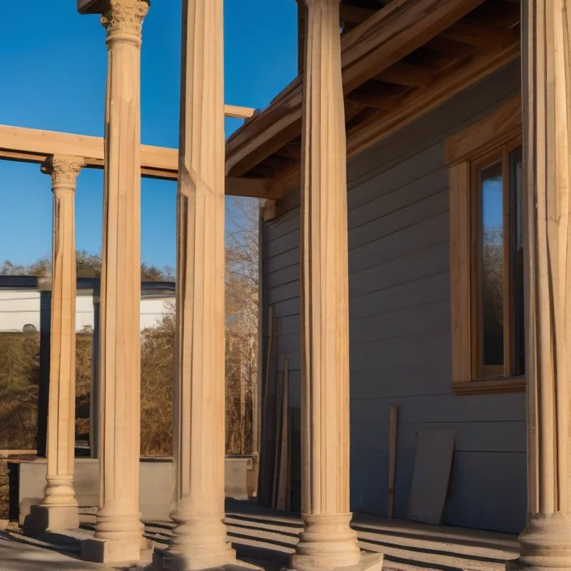 Porch construction project by Midwest Flip LLC