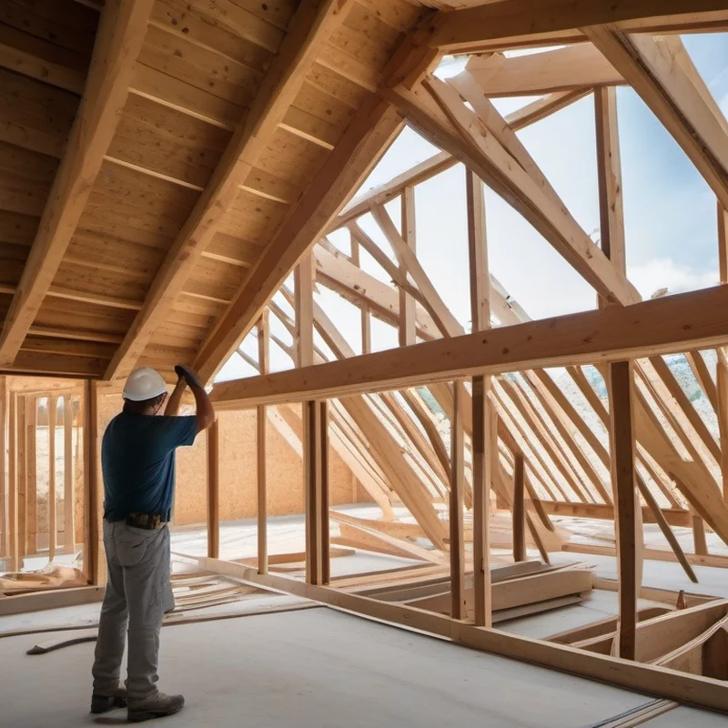 Rafter installation project by Midwest Flip LLC