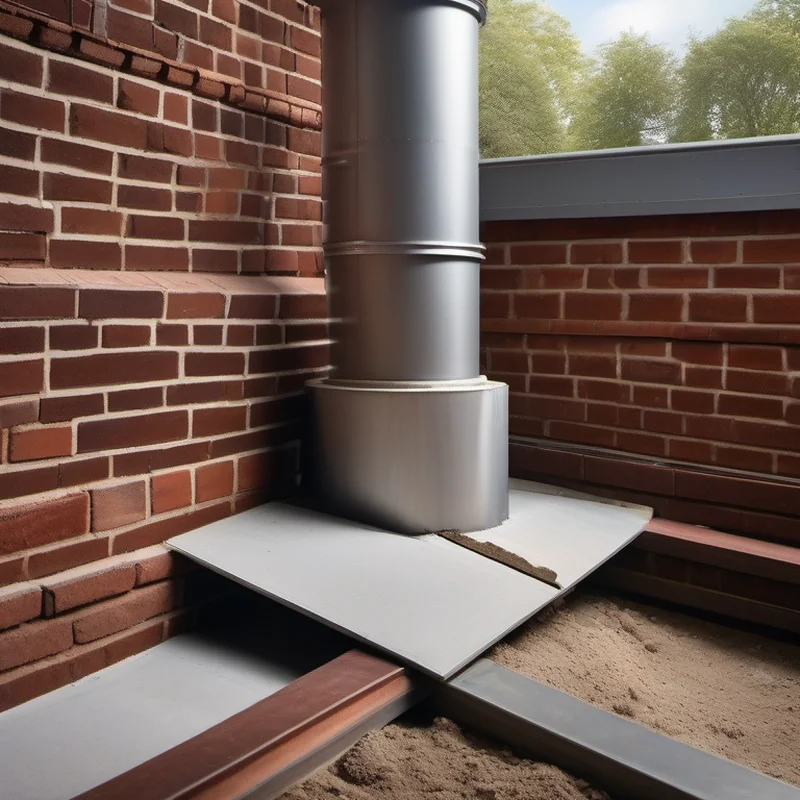 Roof flashing installation project by Midwest Flip LLC