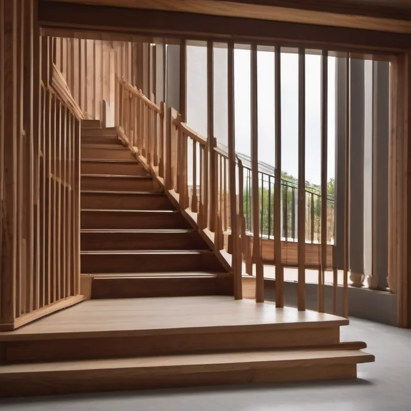 Stair railing installation project by Midwest Flip LLC