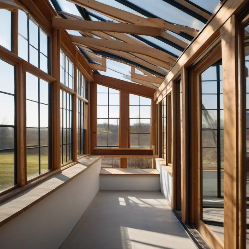 Sunroom construction project by Midwest Flip LLC