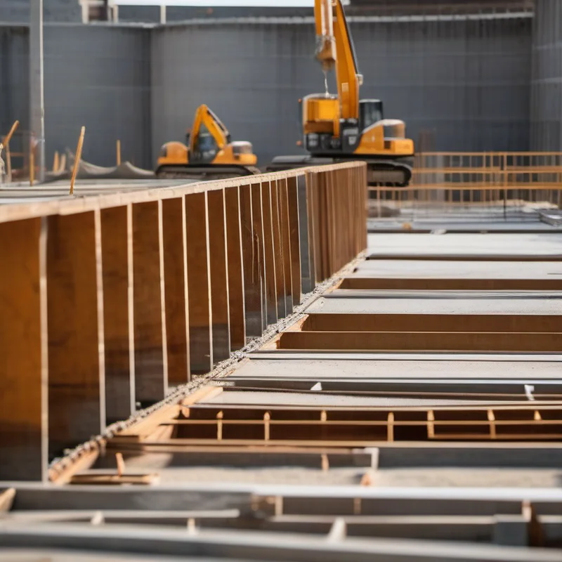 Suspended concrete slab construction project by Midwest Flip LLC