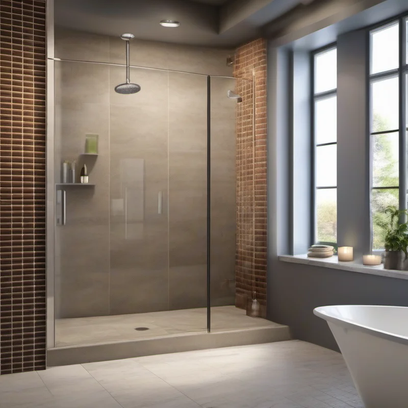 Tub-to-shower conversion project by Midwest Flip LLC