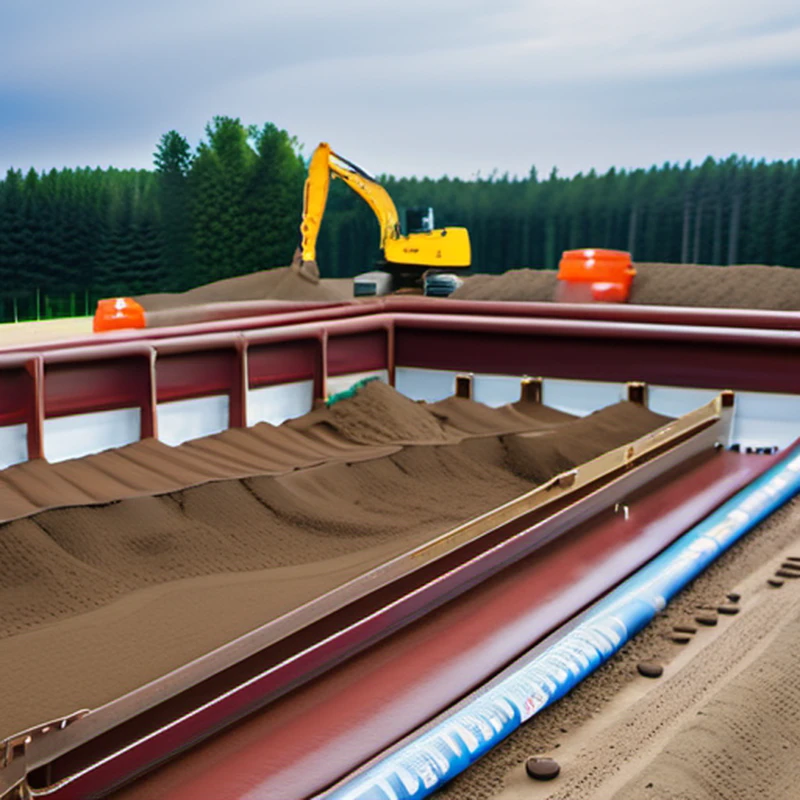 Underground utility trenching project by Midwest Flip LLC