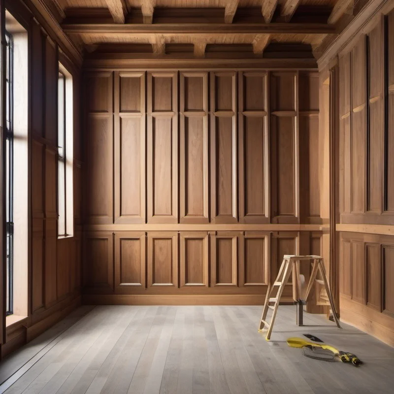 Wainscoting installation project by Midwest Flip LLC
