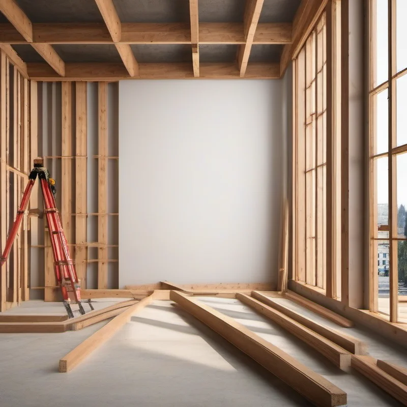 Wall framing and construction project by Midwest Flip LLC