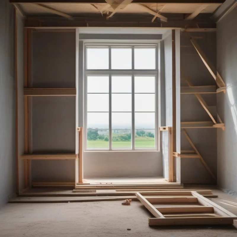 Window casing installation project by Midwest Flip LLC