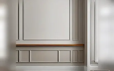 Chair rail installation