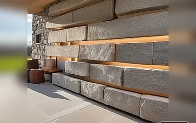 Cultured stone installation