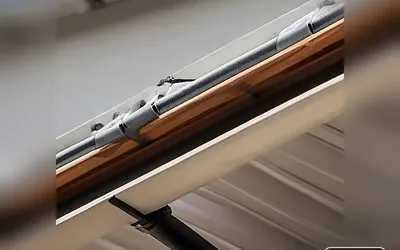 Downspout installation