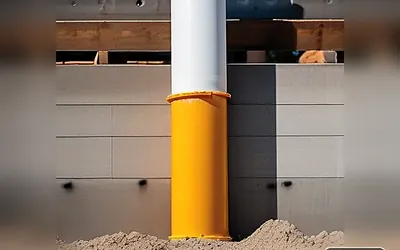 Footing drain installation