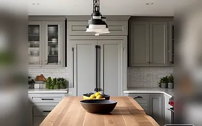 Kitchen island construction