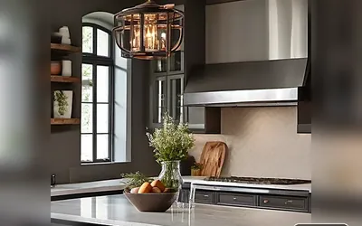 Kitchen lighting installation