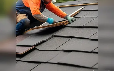 New roof installation