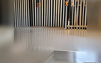 Porcelain tile installation