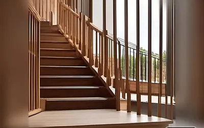Stair railing installation