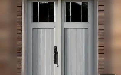 Storm door installation